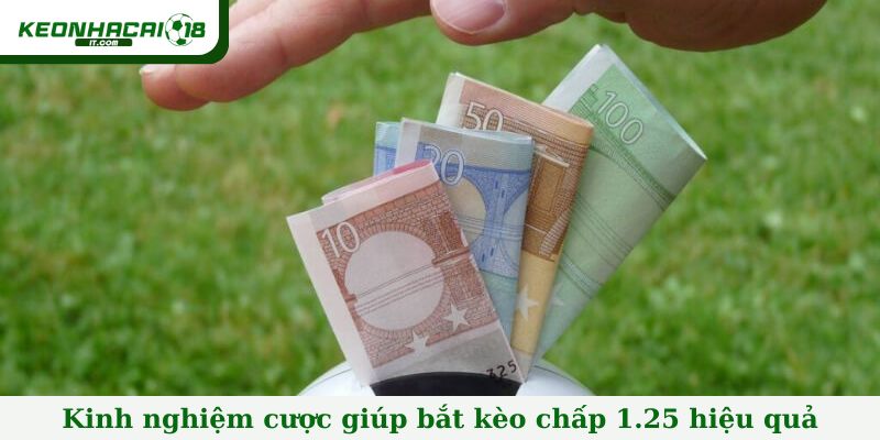 Kinh nghiệm cược giúp bắt kèo chấp 1.25 hiệu quả